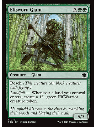Elfsworn Giant | Español | NM | FDN