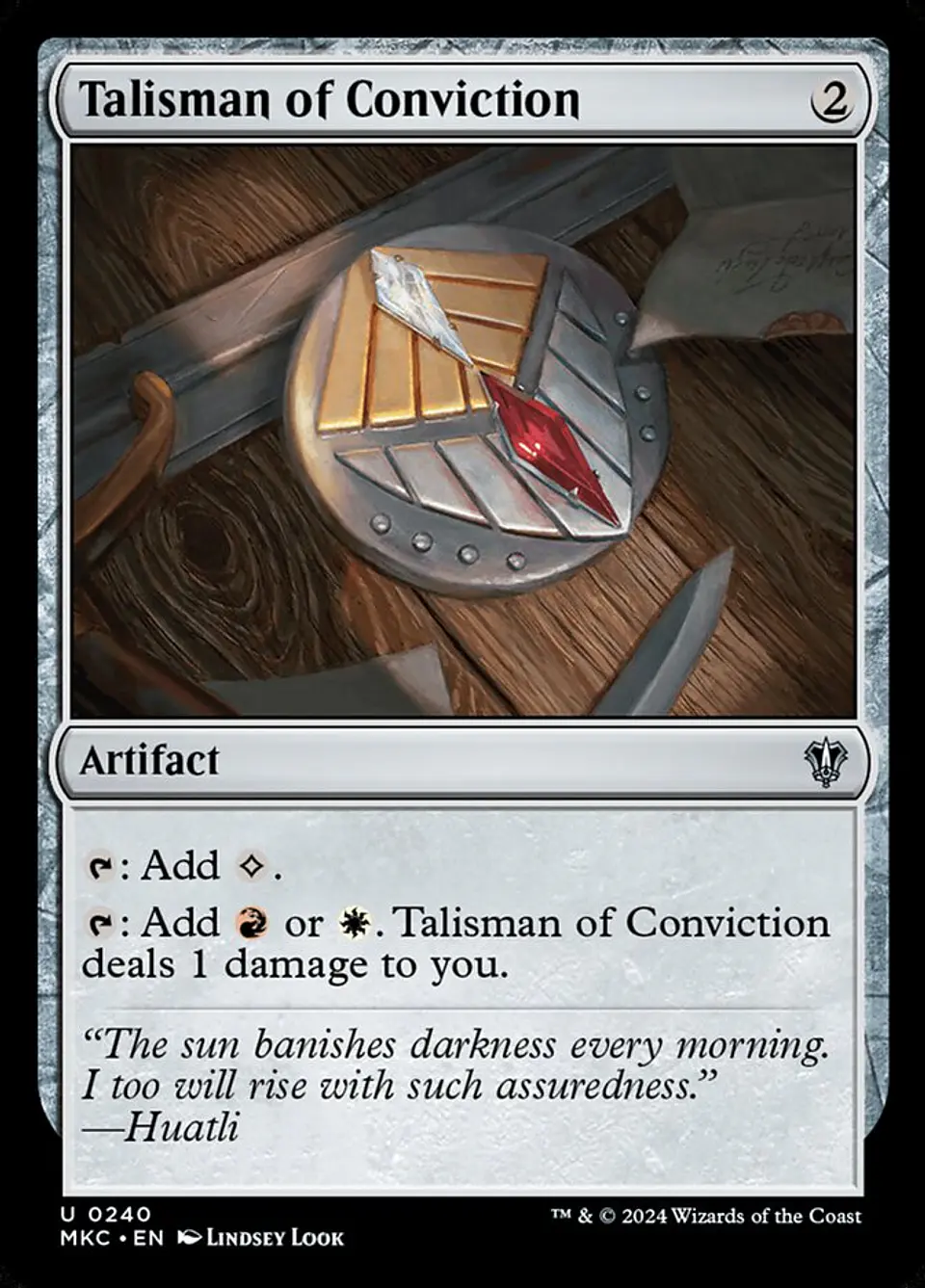 Talisman of Conviction | Inglés | NM | MKC 1