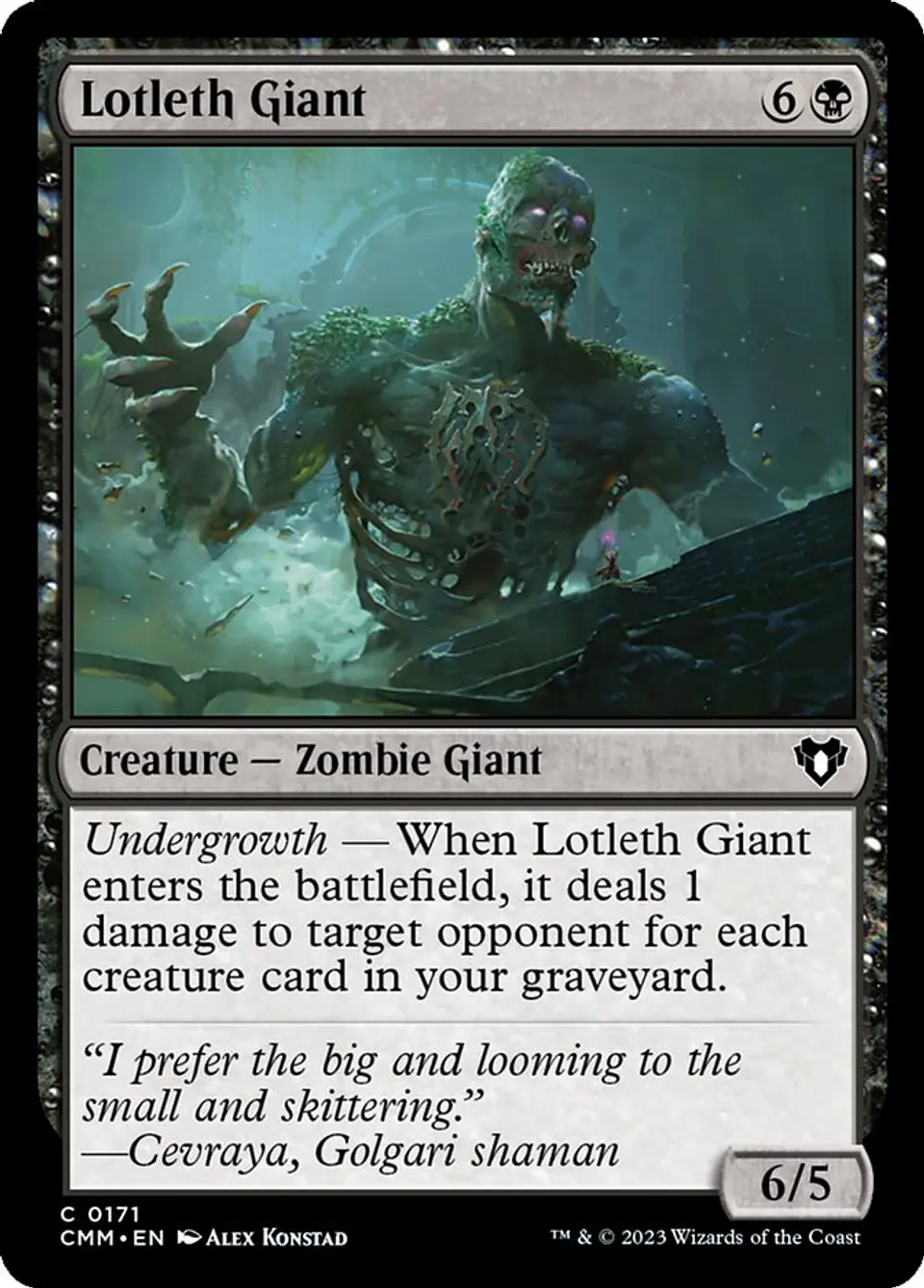 Lotleth Giant | Inglés | NM | CMM 1