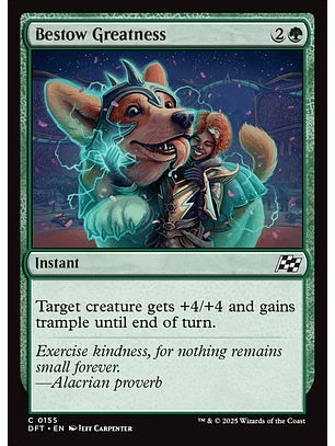 Bestow Greatness | Inglés | NM | DFT