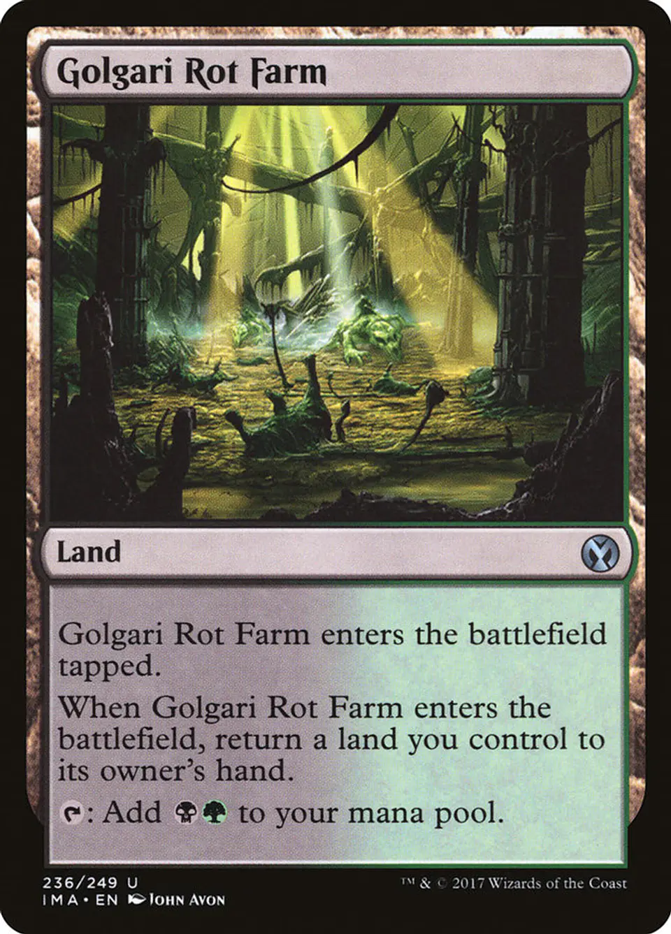 Golgari Rot Farm | Inglés | NM | IMA 1