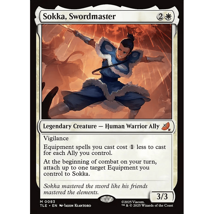 Sokka, Swordmaster (foil) | Inglés | NM | TLE 1