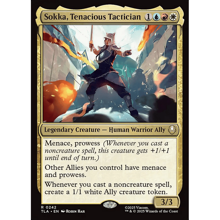 Sokka, Tenacious Tactician (foil) | Inglés | NM | TLA 1