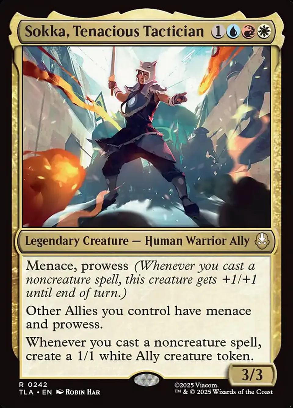 Sokka, Tenacious Tactician (foil) | Inglés | NM | TLA 1