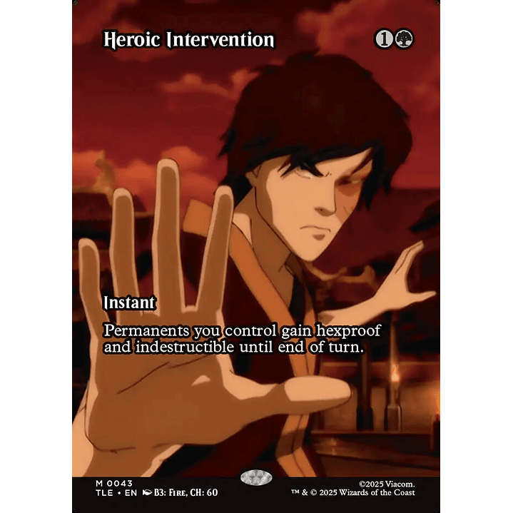 Heroic Intervention (Borderless foil) | Inglés | NM | TLE 1