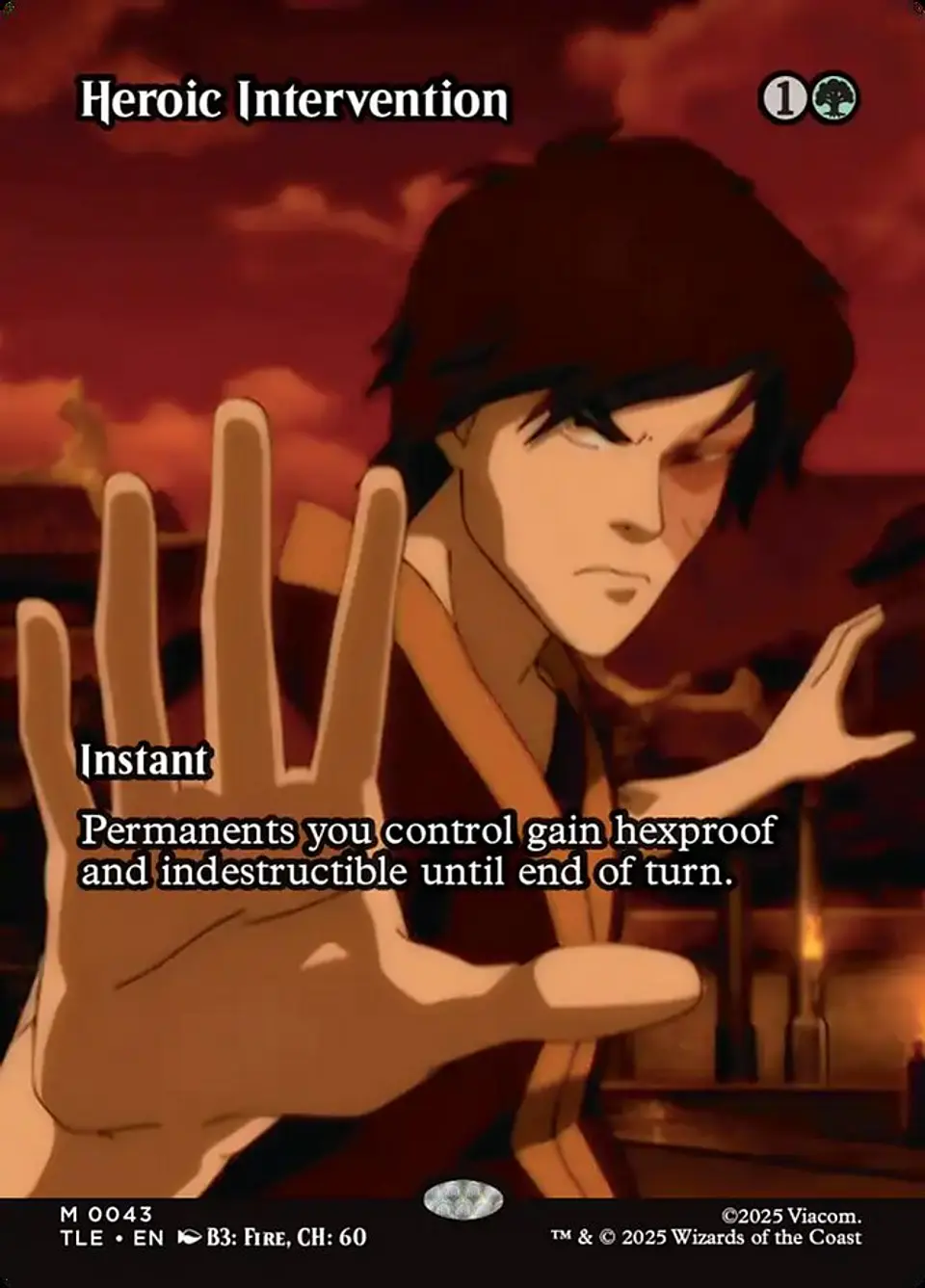 Heroic Intervention (Borderless foil) | Inglés | NM | TLE 1