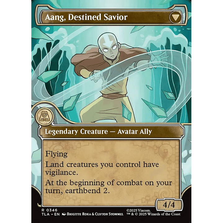 Aang, at the Crossroads // Aang, Destined Savior (Showcase) | Inglés | NM | TLA 2