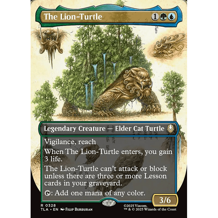 The Lion-Turtle (Borderless) | Inglés | NM | TLA 1
