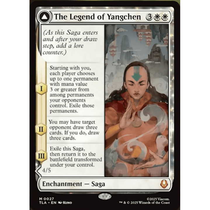 The Legend of Yangchen // Avatar Yangchen | Inglés | NM | TLA 1