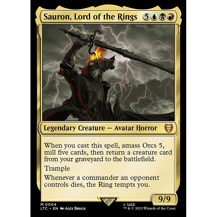 Sauron, Lord of the Rings | Español | NM | LTC 1