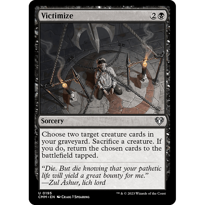 Victimize | Inglés | NM | CMM 1