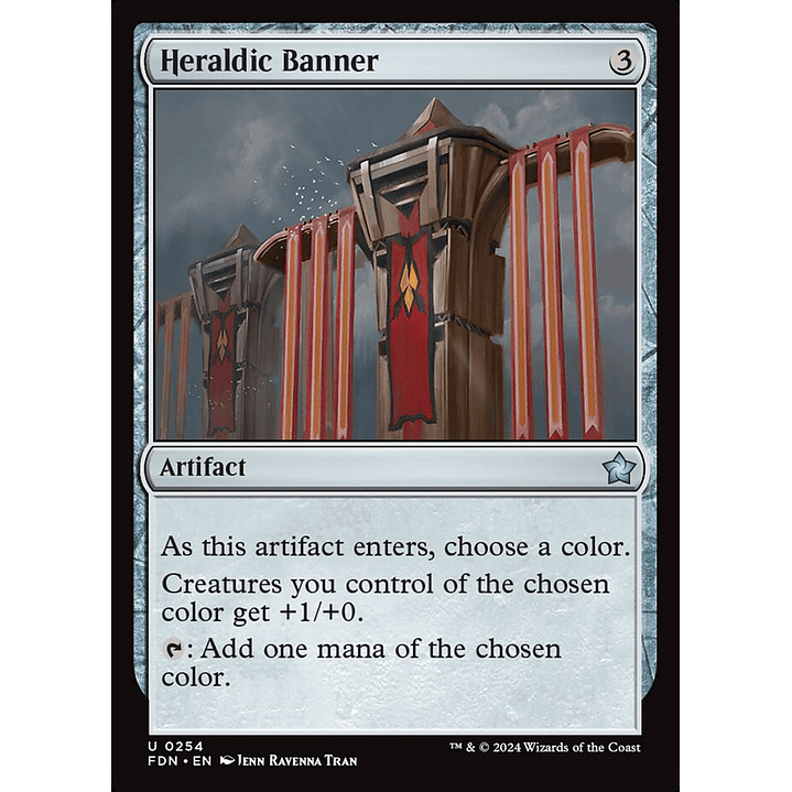 Heraldic Banner | Inglés | NM | FDN 1