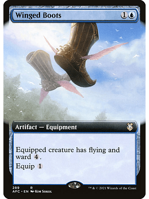 Winged Boots (Extended Art) | Inglés | NM | AFC