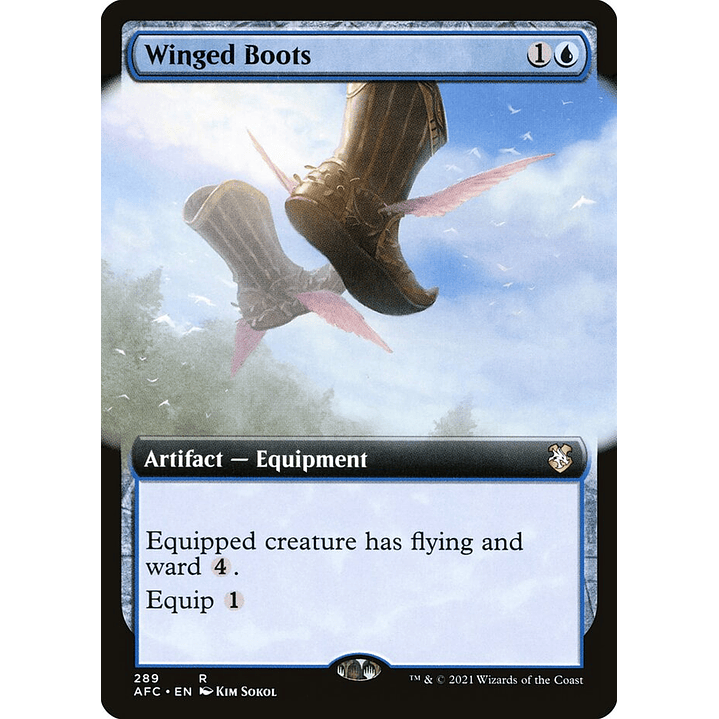 Winged Boots (Extended Art) | Inglés | NM | AFC 1