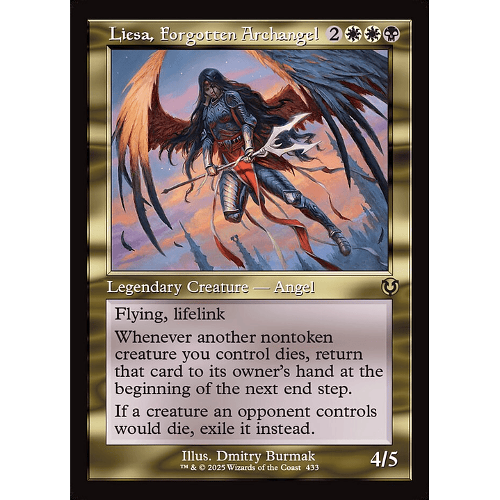 Liesa, Forgotten Archangel (Retro Frame) | Inglés | NM | INR 1