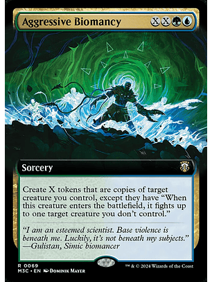 Aggressive Biomancy (Extended Art foil) | Inglés | NM | M3C
