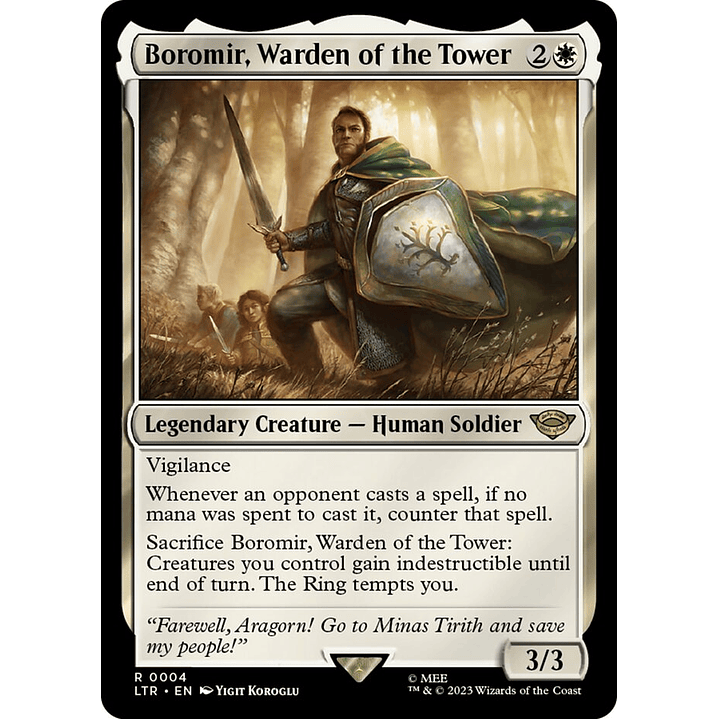 Boromir, Warden of the Tower | Inglés | NM | LTR 1