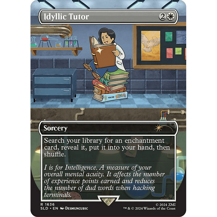 Idyllic Tutor (Borderless) | Inglés | NM | SLD 1