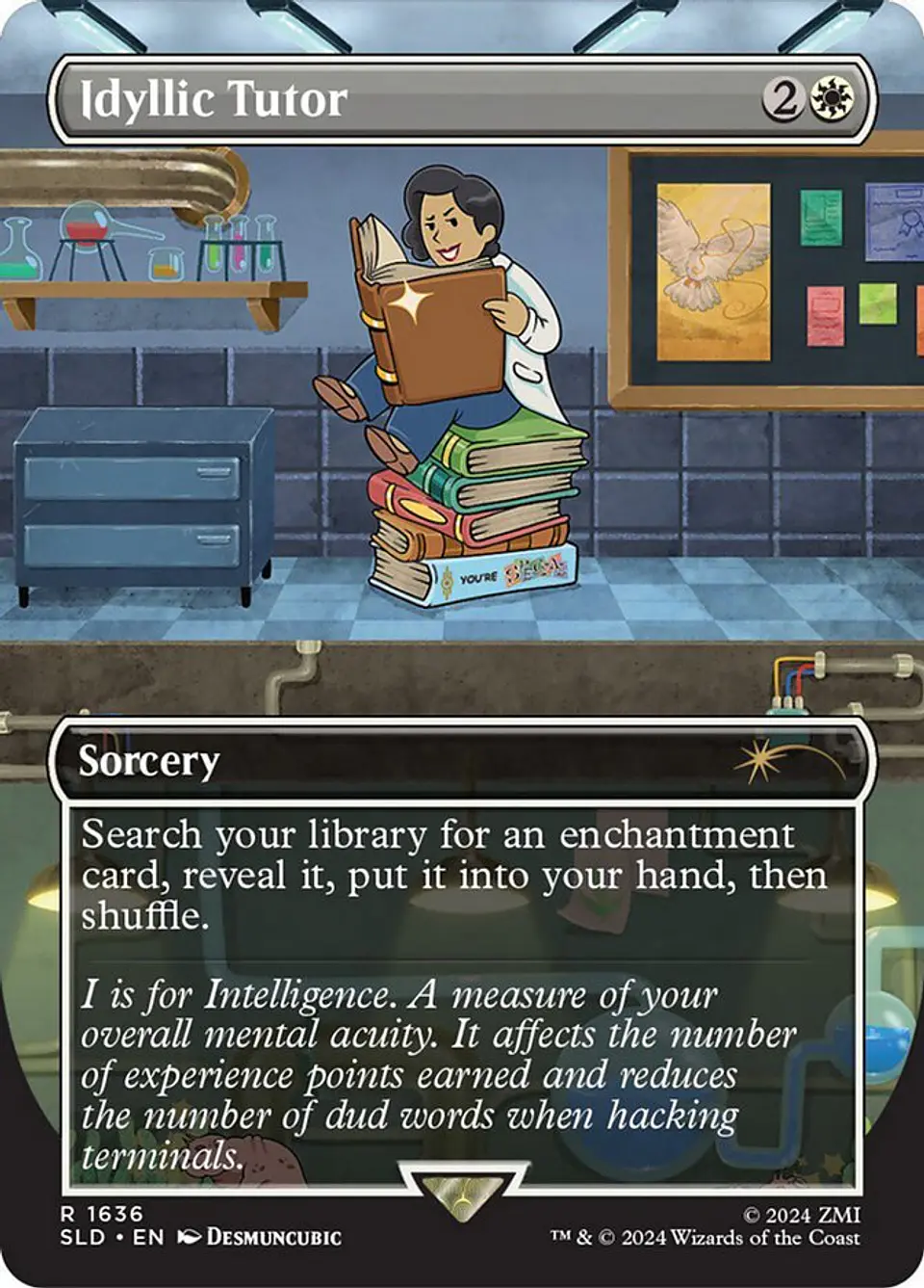 Idyllic Tutor (Borderless) | Inglés | NM | SLD 1