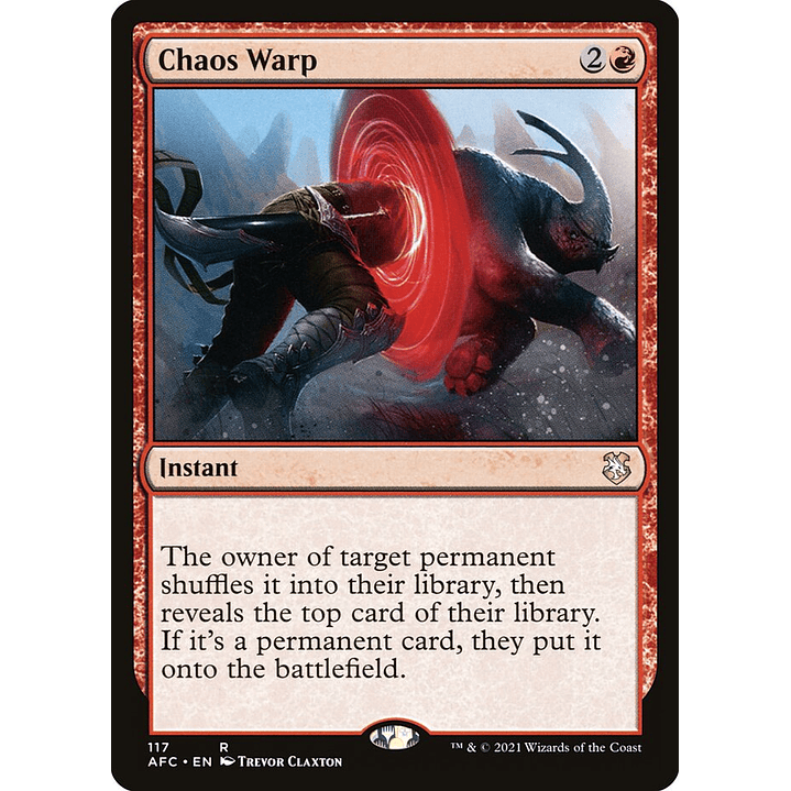 Chaos Warp | Inglés | NM | AFC 1