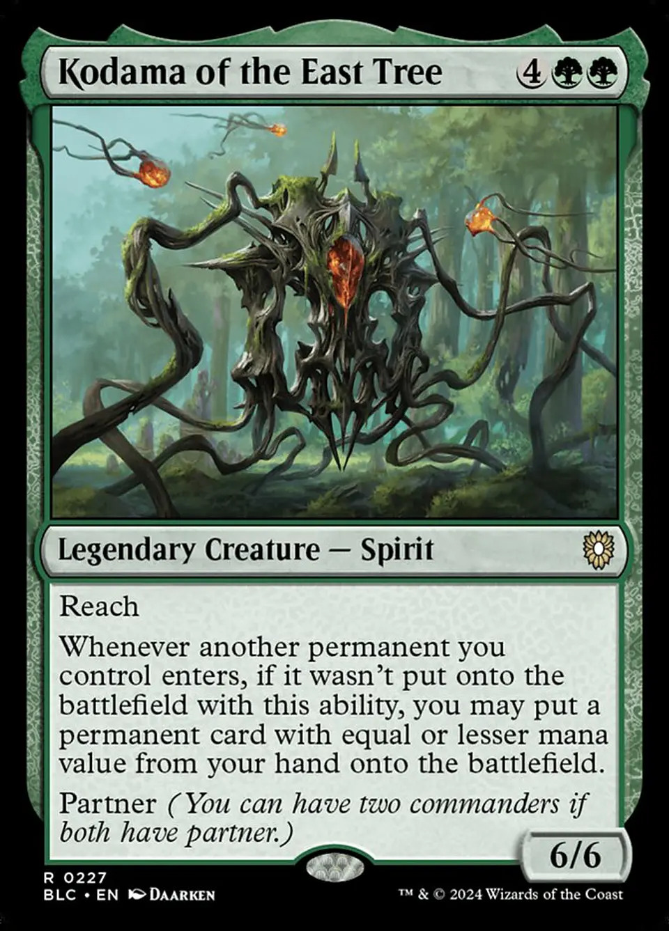 Kodama of the East Tree | Inglés | NM | BLC 1