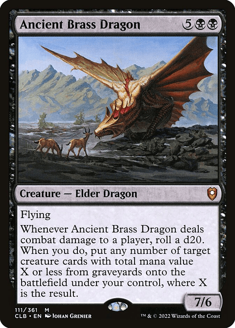 Ancient Brass Dragon | Español | EX | CLB