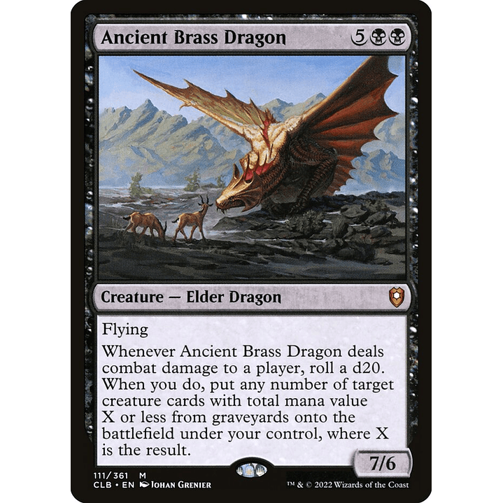 Ancient Brass Dragon | Español | EX | CLB 1