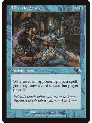 Rhystic Study (Retro Frame) | Español | EX | PCY