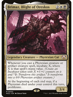 Brimaz, Blight of Oreskos (foil) | Español | NM | MOC