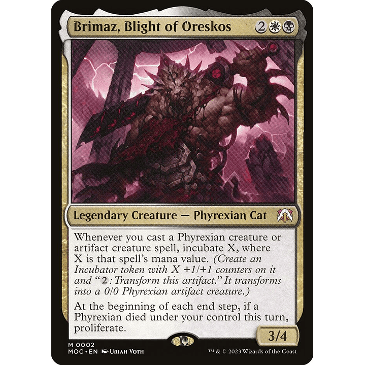 Brimaz, Blight of Oreskos (foil) | Español | NM | MOC 1