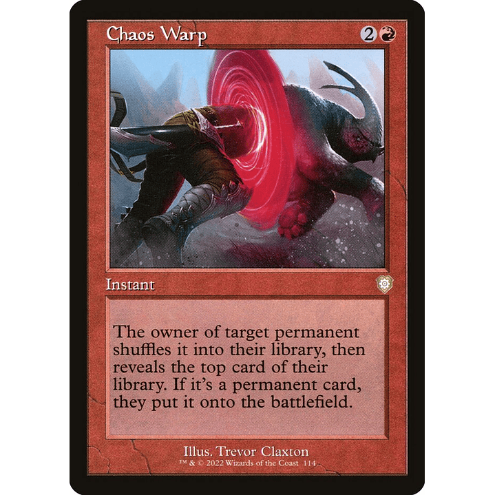 Chaos Warp (Retro Frame) | Inglés | EX | BRC 1