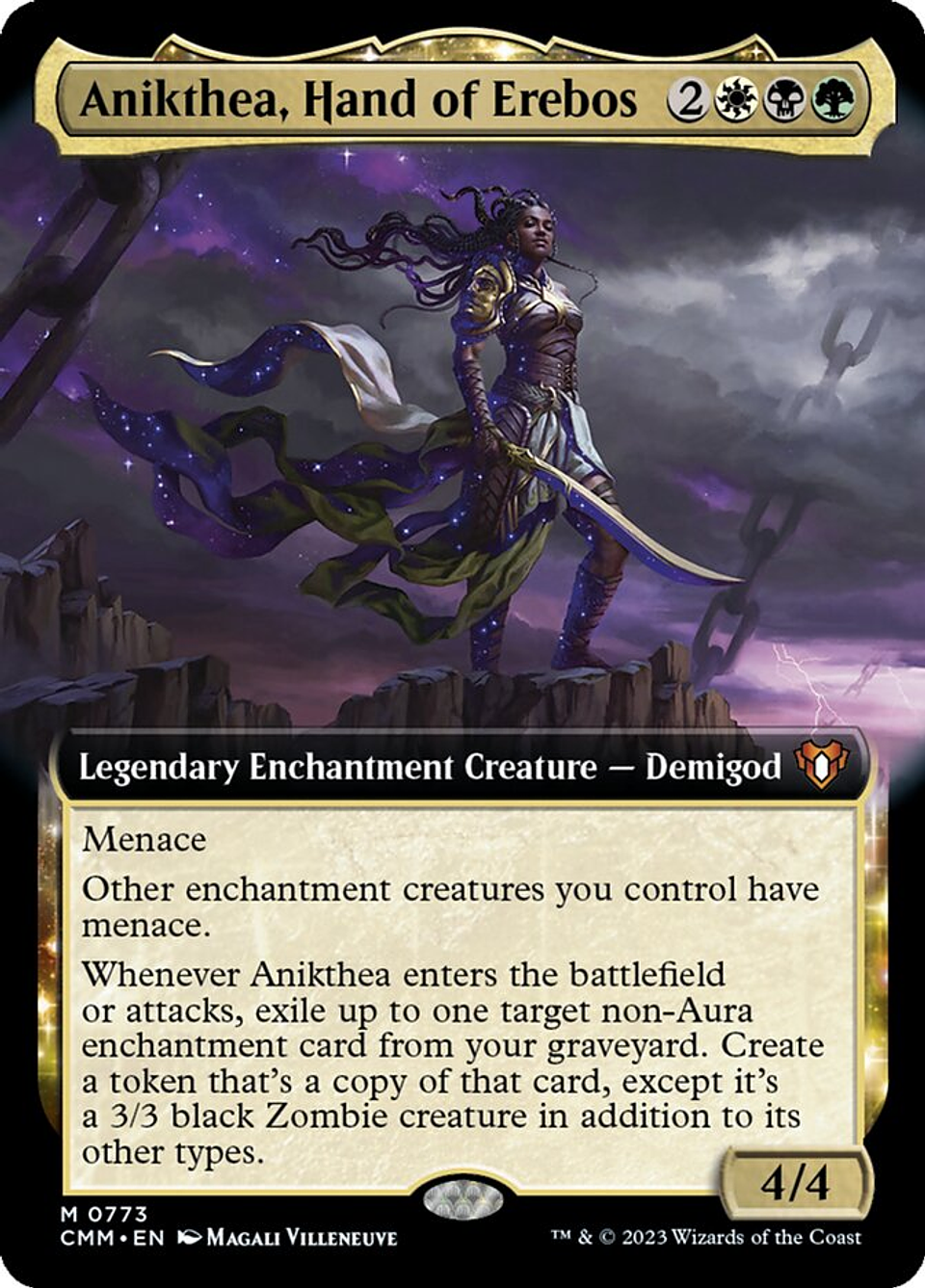 Anikthea, Hand of Erebos (Extended Art) | Inglés | NM | CMM 1