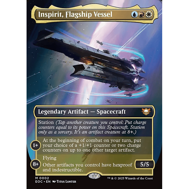 Inspirit, Flagship Vessel (Borderless) | Inglés | NM | EOC 1