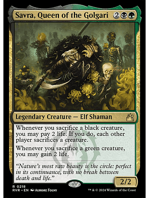 Savra, Queen of the Golgari | Inglés | NM | RVR