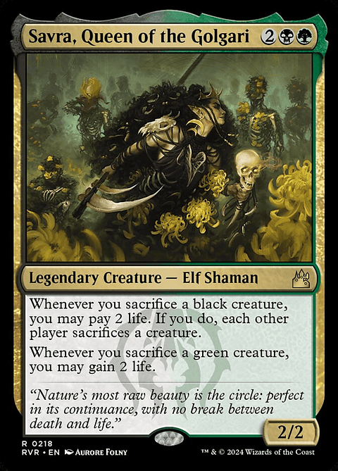 Savra, Queen of the Golgari | Inglés | NM | RVR