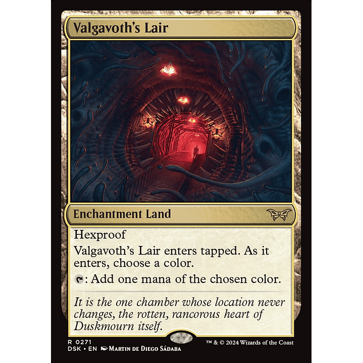 Valgavoth's Lair (foil) | Inglés | NM | DSK 1