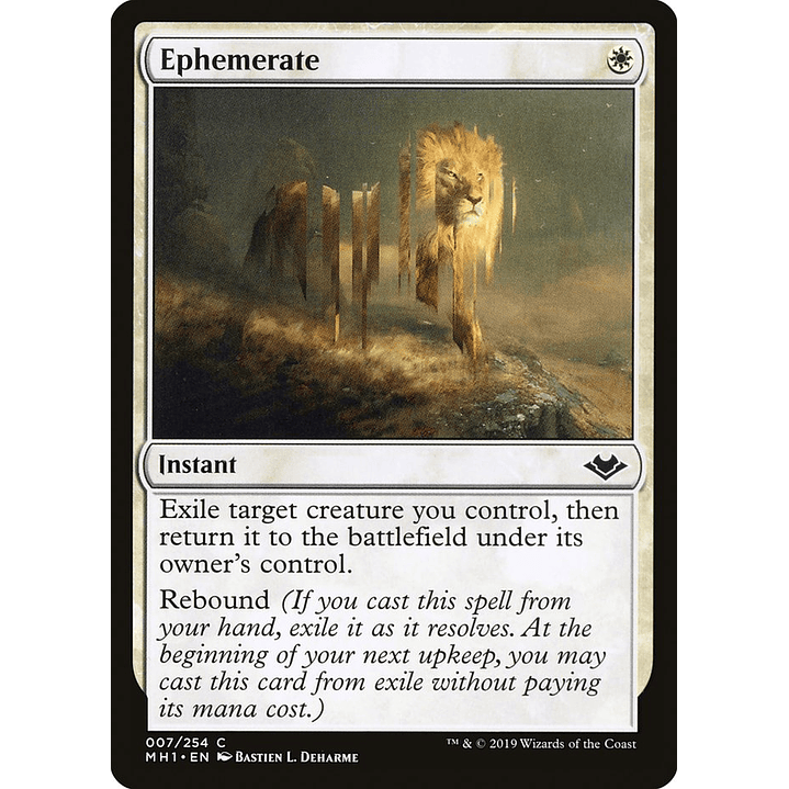 Ephemerate | Inglés | NM | MH1 1