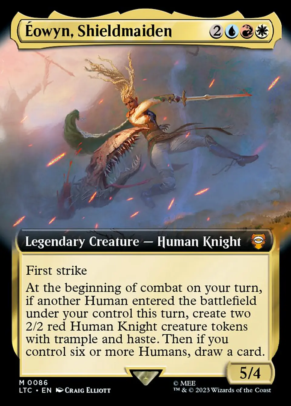 Éowyn, Shieldmaiden (Extended Art) | Inglés | NM | LTC 1