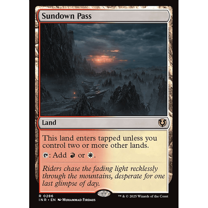 Sundown Pass (foil) | Inglés | NM | INR 1