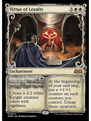 Virtue of Loyalty // Ardenvale Fealty (Showcase) | Inglés | NM | WOE