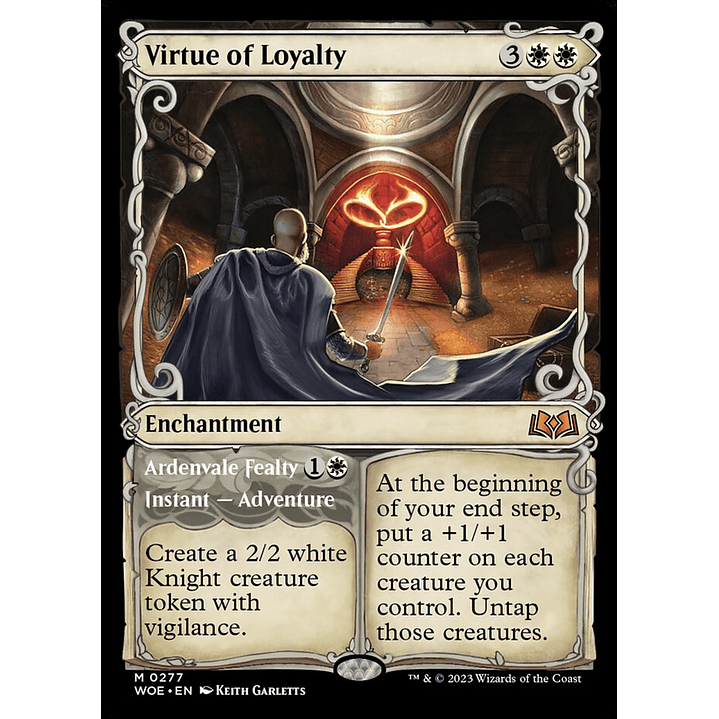 Virtue of Loyalty // Ardenvale Fealty (Showcase) | Inglés | NM | WOE 1