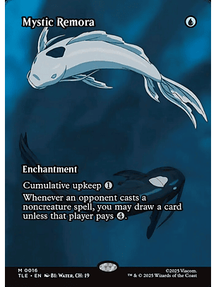 Mystic Remora (Borderless foil) | Inglés | NM | TLE