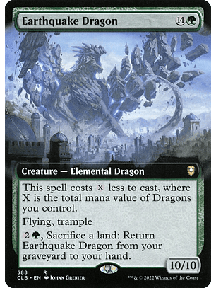 Earthquake Dragon (Extended Art foil) | Inglés | NM | CLB