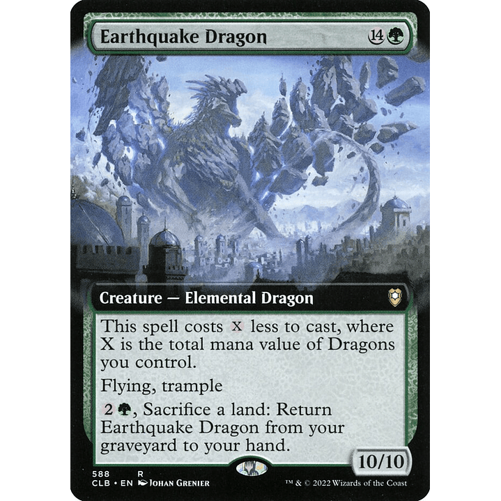 Earthquake Dragon (Extended Art foil) | Inglés | NM | CLB 1