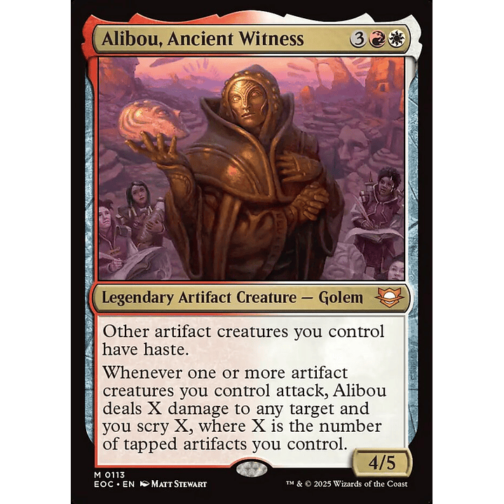 Alibou, Ancient Witness | Inglés | NM | EOC 1