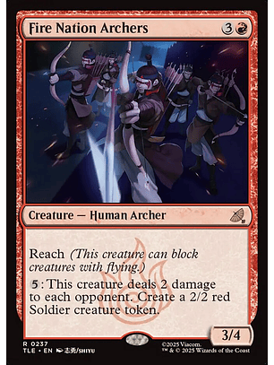 Fire Nation Archers | Inglés | NM | TLE