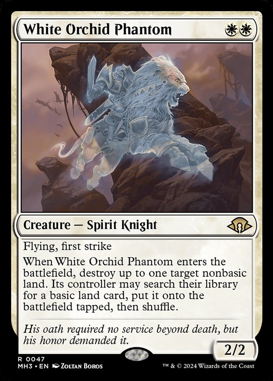 White Orchid Phantom | Inglés | NM | MH3 1