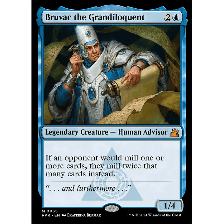 Bruvac the Grandiloquent | Inglés | NM | RVR 1