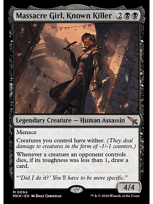 Massacre Girl, Known Killer | Inglés | NM | MKM