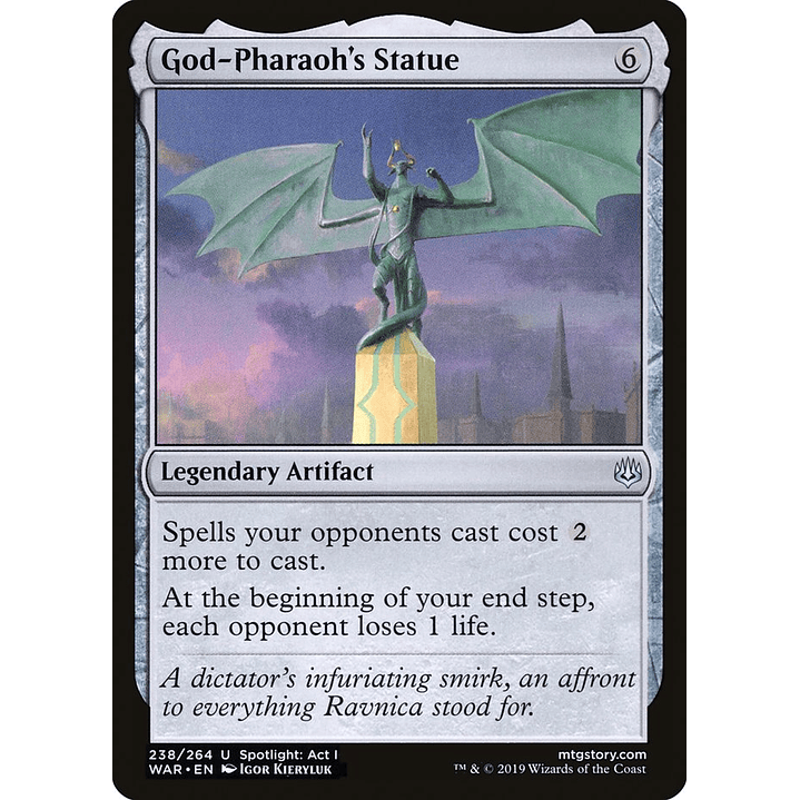 God-Pharaoh's Statue | Inglés | NM | WAR 1